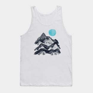 Sun in Moon Lake... Tank Top